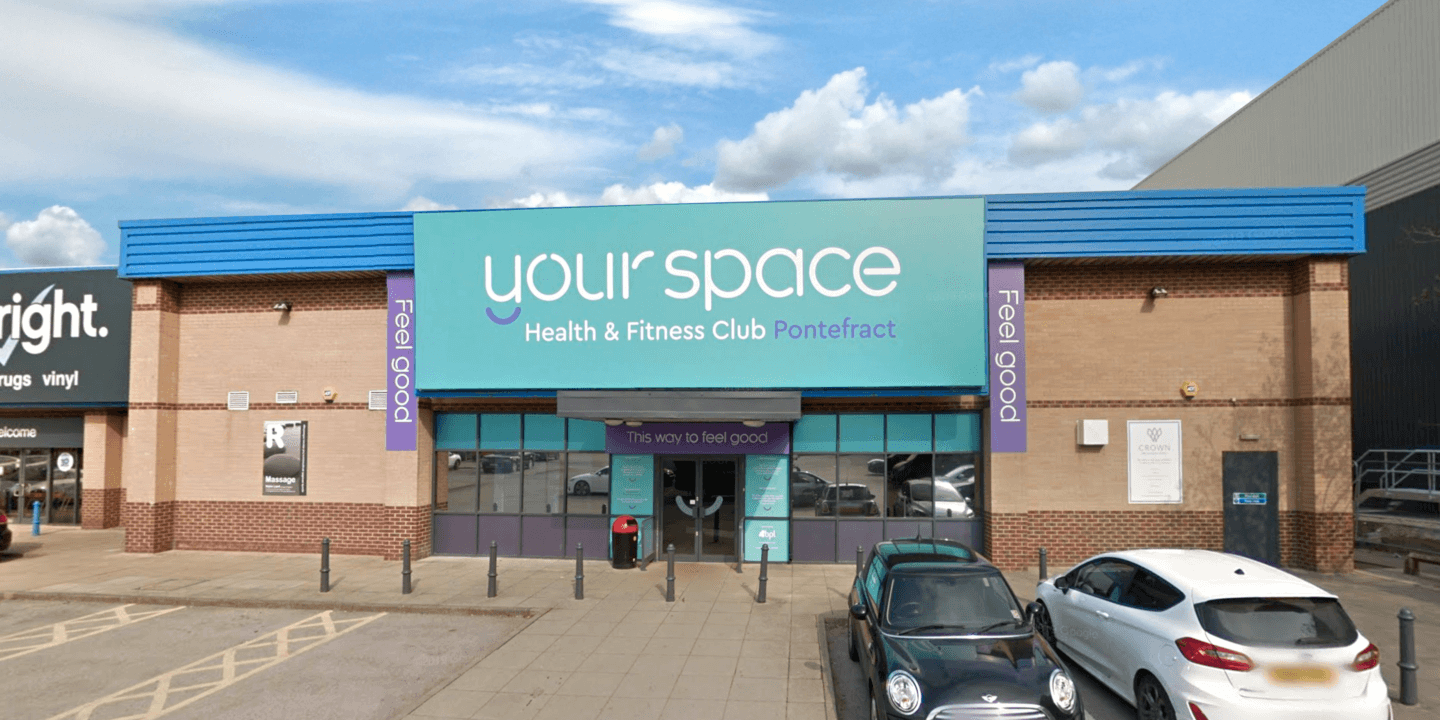 Photo of the building exterior of Your Space Fitness Club in Pontefract
