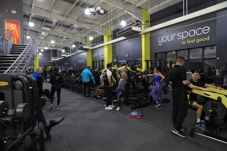 Pontefract gym equipment in use